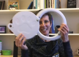 Dr. Kate Hurley displaying a portal