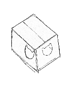 sketch of hidey box