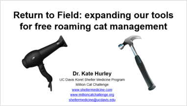 Return to Field: Expanding our tools for free-roaming cat management